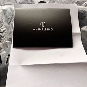 Anine Bing Black Blend Coat